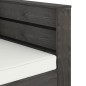vidaXL Muebles de jardín 2 pzas con cojines gris madera impregnada vidaXL Muebles de jardín 2 pzas con cojines gris madera impregnada
