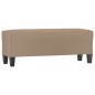 vidaXL Banco de cuero sintético color capuchino 100x35x41 cm vidaXL Banco de cuero sintético color capuchino 100x35x41 cm