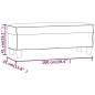 vidaXL Banco de cuero sintético color capuchino 100x35x41 cm vidaXL Banco de cuero sintético color capuchino 100x35x41 cm