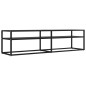 vidaXL Mueble para TV vidrio templado negro 160x40x40,5 cm vidaXL Mueble para TV vidrio templado negro 160x40x40,5 cm