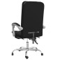 vidaXL Silla de oficina reclinable cuero sintético negro vidaXL Silla de oficina reclinable cuero sintético negro