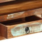 vidaXL Mueble de TV madera maciza reciclada multicolor 110x30x40 cm 