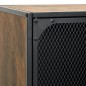 vidaXL Mueble de TV metal y MDF marrón rústico 105x36x47 cm vidaXL Mueble de TV metal y MDF marrón rústico 105x36x47 cm