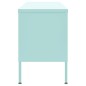 vidaXL Mueble para TV de acero verde menta 105x35x50 cm
