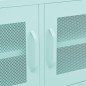 vidaXL Mueble para TV de acero verde menta 105x35x50 cm