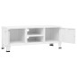 vidaXL Mueble de TV industrial metal blanco 105x35x42 cm vidaXL Mueble de TV industrial metal blanco 105x35x42 cm