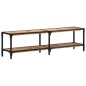 vidaXL Mueble de TV madera maciza de mango 150x30x41 cm vidaXL Mueble de TV madera maciza de mango 150x30x41 cm