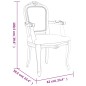 vidaXL Silla de comedor lino beige 62x59,5x100,5 cm