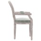 vidaXL Silla de comedor terciopelo gris claro 54x56x96,5 vidaXL Silla de comedor terciopelo gris claro 54x56x96,5