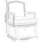 vidaXL Sillón de terciopelo gris claro 64x64x90 cm vidaXL Sillón de terciopelo gris claro 64x64x90 cm