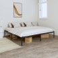 vidaXL Estructura de cama de metal negro 193x203 cm vidaXL Estructura de cama de metal negro 193x203 cm