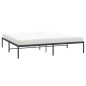 vidaXL Estructura de cama de metal negro 193x203 cm vidaXL Estructura de cama de metal negro 193x203 cm
