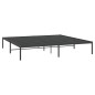 vidaXL Estructura de cama de metal negro 193x203 cm vidaXL Estructura de cama de metal negro 193x203 cm