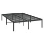 vidaXL Estructura de cama de metal negro 120x200 cm vidaXL Estructura de cama de metal negro 120x200 cm