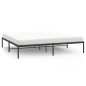 vidaXL Estructura de cama de metal negro 180x200 cm vidaXL Estructura de cama de metal negro 180x200 cm