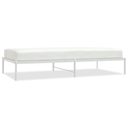 vidaXL Estructura de cama de metal blanca 100x200 cm