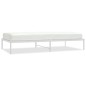 vidaXL Estructura de cama de metal blanca 100x200 cm
