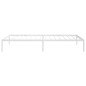 vidaXL Estructura de cama de metal blanca 100x200 cm