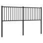 vidaXL Cabecero de metal negro 160 cm