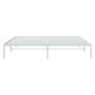 vidaXL Estructura de cama de metal blanco 180x200 cm vidaXL Estructura de cama de metal blanco 180x200 cm