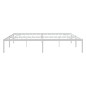 vidaXL Estructura de cama de metal blanco 180x200 cm vidaXL Estructura de cama de metal blanco 180x200 cm