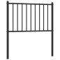 vidaXL Cabecero de metal negro 75 cm vidaXL Cabecero de metal negro 75 cm