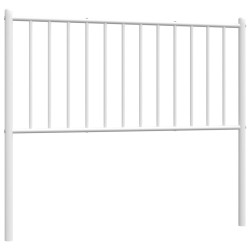 vidaXL Cabecero de metal blanco 100 cm