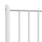 vidaXL Cabecero de metal blanco 100 cm vidaXL Cabecero de metal blanco 100 cm