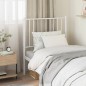 vidaXL Cabecero de metal blanco 75 cm