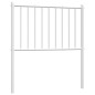 vidaXL Cabecero de metal blanco 75 cm