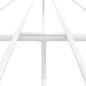 vidaXL Estructura de cama de metal con cabecero blanco 183x213 cm vidaXL Estructura de cama de metal con cabecero blanco 183x213 cm