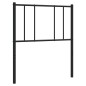 vidaXL Cabecero de metal negro 75 cm vidaXL Cabecero de metal negro 75 cm