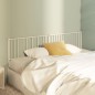 vidaXL Cabecero de metal blanco 200 cm vidaXL Cabecero de metal blanco 200 cm
