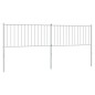 vidaXL Cabecero de metal blanco 200 cm vidaXL Cabecero de metal blanco 200 cm