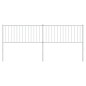 vidaXL Cabecero de metal blanco 200 cm vidaXL Cabecero de metal blanco 200 cm