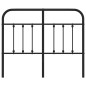 vidaXL Cabecero de metal negro 120 cm vidaXL Cabecero de metal negro 120 cm