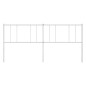 vidaXL Cabecero de metal blanco 180 cm vidaXL Cabecero de metal blanco 180 cm
