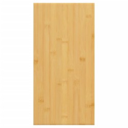 vidaXL Estante de pared de bambú 40x20x1,5 cm