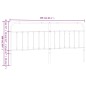 vidaXL Cabecero de metal negro 200 cm vidaXL Cabecero de metal negro 200 cm