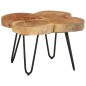 vidaXL Mesa de centro 4 troncos madera maciza acacia 36 cm