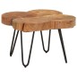 vidaXL Mesa de centro 4 troncos madera maciza acacia 36 cm