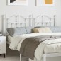 vidaXL Cabecero de metal blanco 140 cm vidaXL Cabecero de metal blanco 140 cm