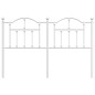 vidaXL Cabecero de metal blanco 140 cm vidaXL Cabecero de metal blanco 140 cm