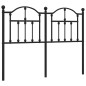 vidaXL Cabecero de metal negro 120 cm vidaXL Cabecero de metal negro 120 cm