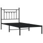 vidaXL Estructura de cama con cabecero metal negro 80x200 cm vidaXL Estructura de cama con cabecero metal negro 80x200 cm
