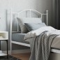 vidaXL Cabecero de metal blanco 90 cm vidaXL Cabecero de metal blanco 90 cm