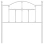vidaXL Cabecero de metal blanco 90 cm vidaXL Cabecero de metal blanco 90 cm