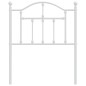 vidaXL Cabecero de metal blanco 75 cm vidaXL Cabecero de metal blanco 75 cm