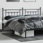 vidaXL Cabecero de metal negro 200 cm vidaXL Cabecero de metal negro 200 cm