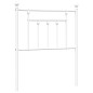 vidaXL Cabecero de metal blanco 75 cm vidaXL Cabecero de metal blanco 75 cm